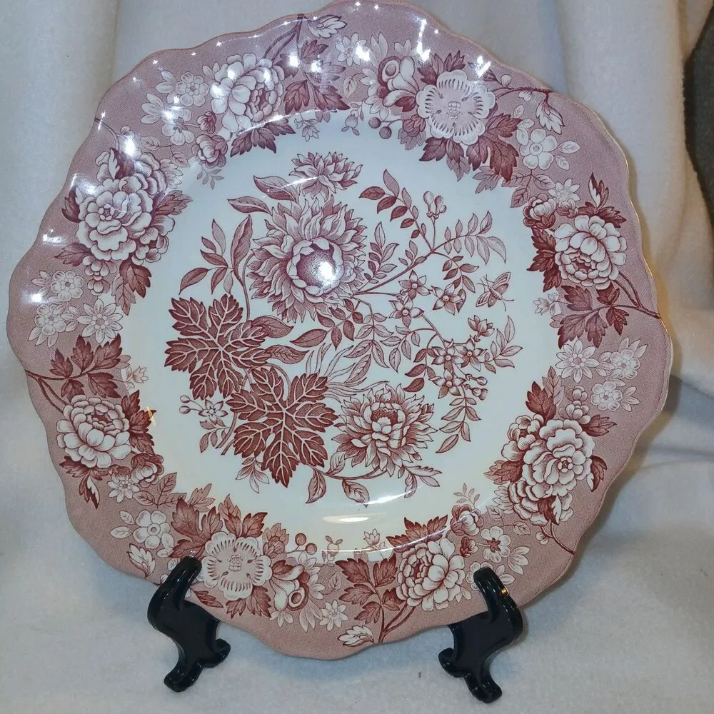 The Spode Archive Collection Jasmine Buffet Dessert Plate 9.5